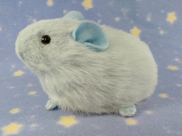 Little Light Blue Guinea Pig Plushie (Smooth)