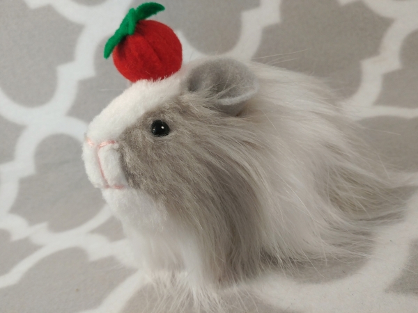 Little Grey Dutch Longhaired Guinea Pig Plushie