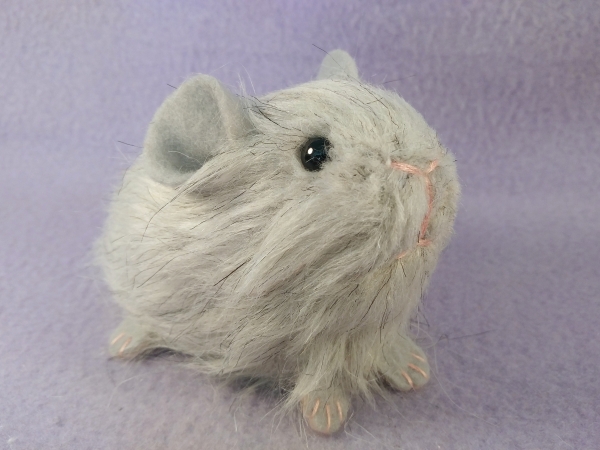 Little Light Grey Guinea Pig Plushie