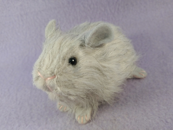 Little Light Grey Guinea Pig Plushie