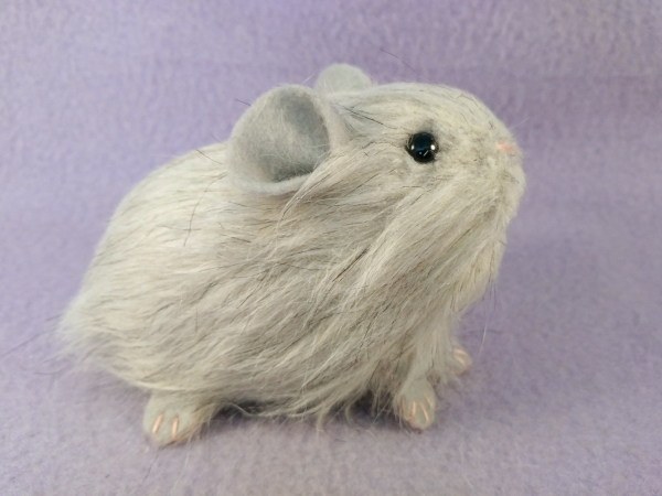 Little Light Grey Guinea Pig Plushie