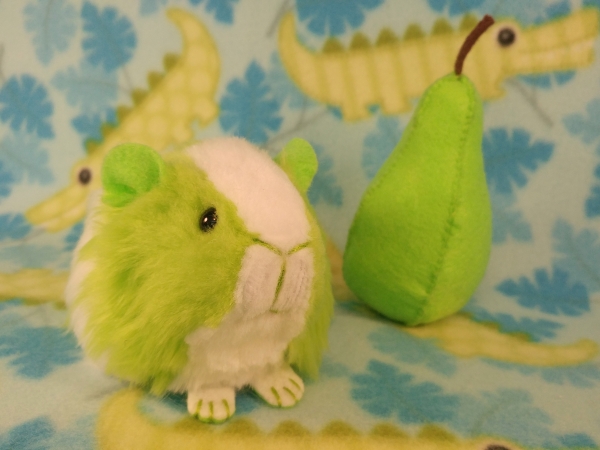 Little Lime Green Dutch Guinea Pig Plushie