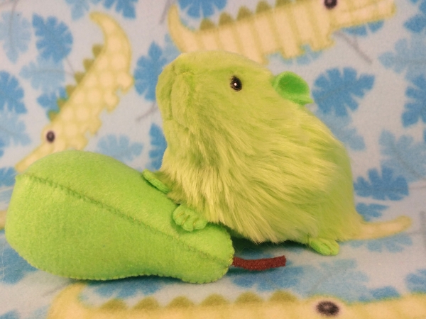 Little Lime Green Guinea Pig Plushie