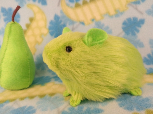 Little Lime Green Guinea Pig Plushie