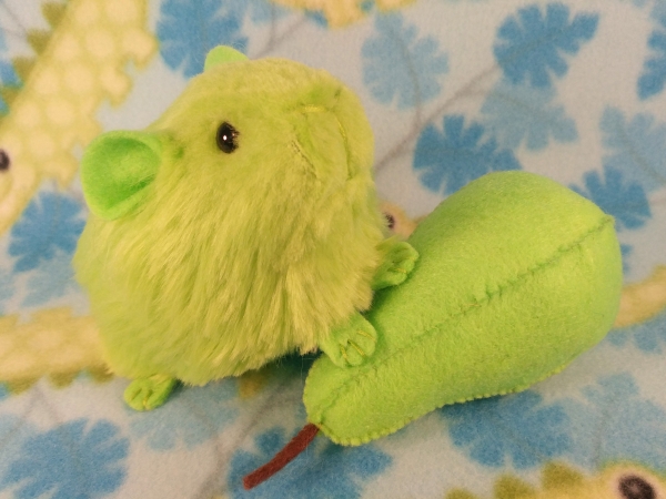 Little Lime Green Guinea Pig Plushie