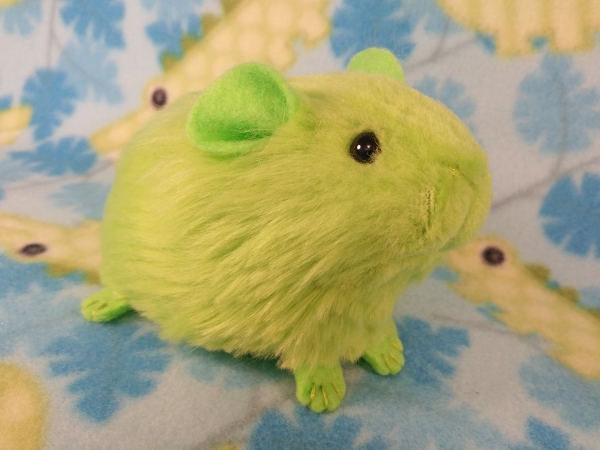 Little Lime Green Guinea Pig Plushie