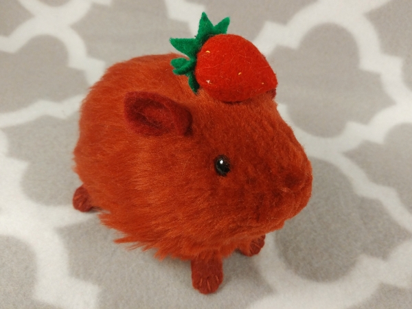 Little Maroon Guinea Pig Plushie