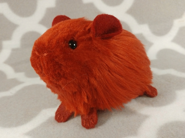 Little Maroon Guinea Pig Plushie