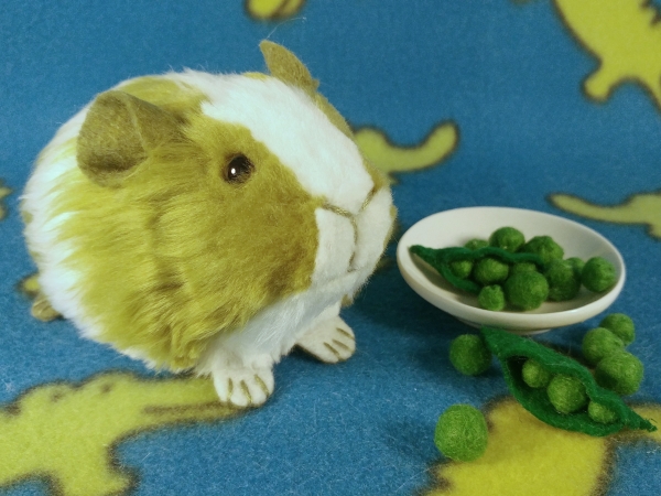 Little Pea Green Dutch Guinea Pig Plushie