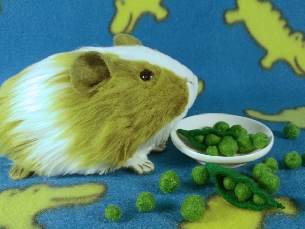 Little Pea Green Dutch Guinea Pig Plushie