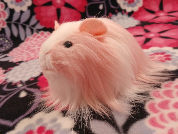 Little Pink Longhaired Dutch Guinea Pig Plushie