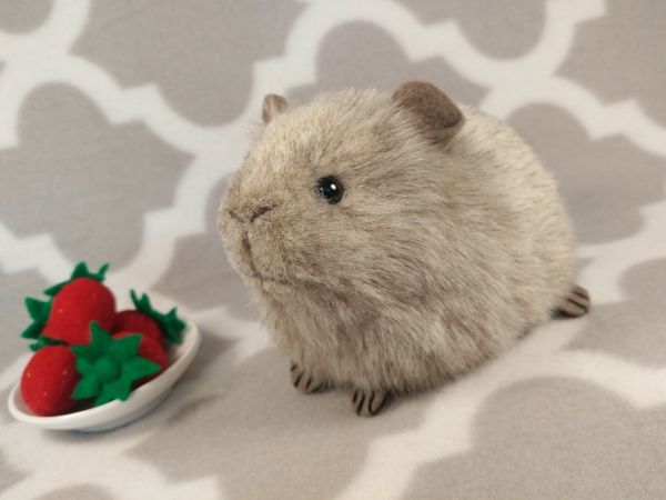 Little Silver Guinea Pig Plushie
