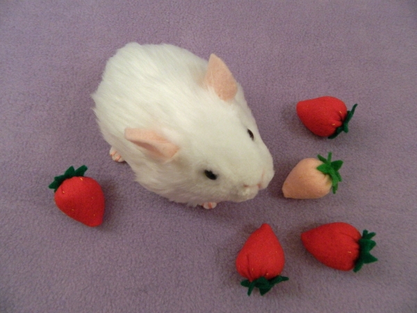 Little White Guinea Pig Plushie