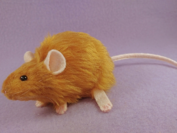 Chubby Ginger Mouse Plushie