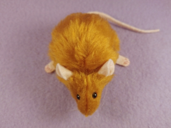 Chubby Ginger Mouse Plushie