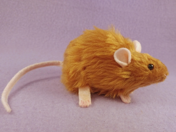 Chubby Ginger Mouse Plushie