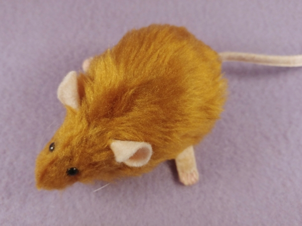 Chubby Ginger Mouse Plushie