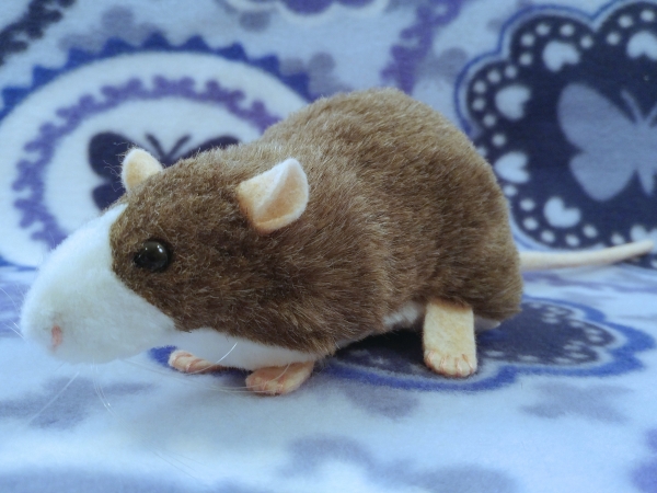Mink Blazed Rat Plushie
