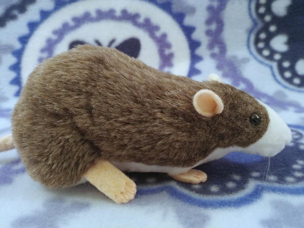 Mink Blazed Rat Plushie