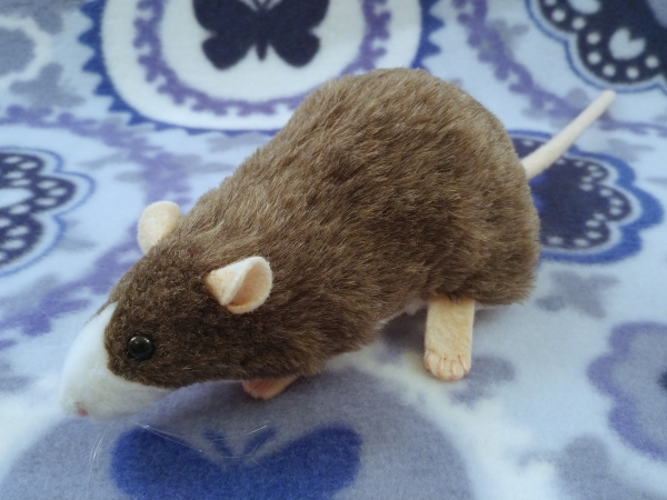 Mink Blazed Rat Plushie