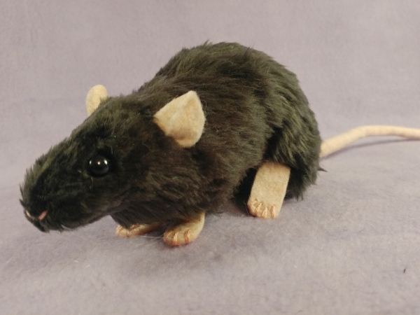 Off-Black Rat Plushie