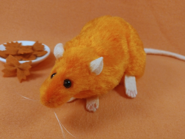 Orange Rat Plushie