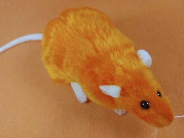 Orange Rat Plushie