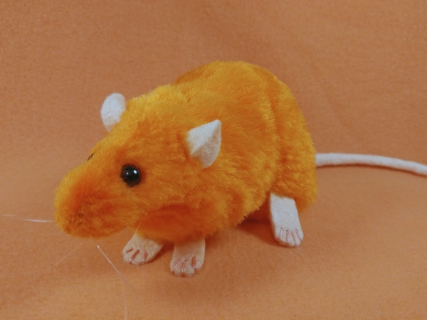Orange Rat Plushie