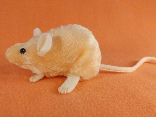 Peach Mouse Plushie