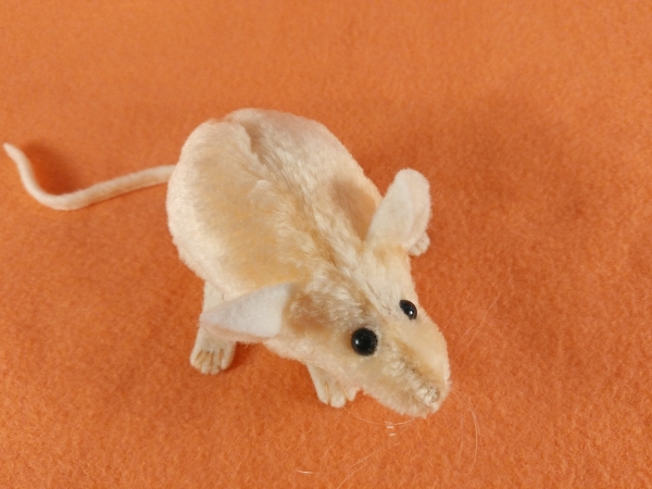 Peach Mouse Plushie