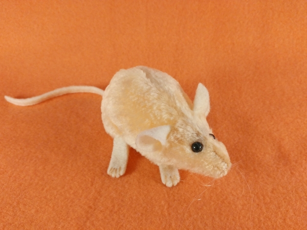 Peach Mouse Plushie