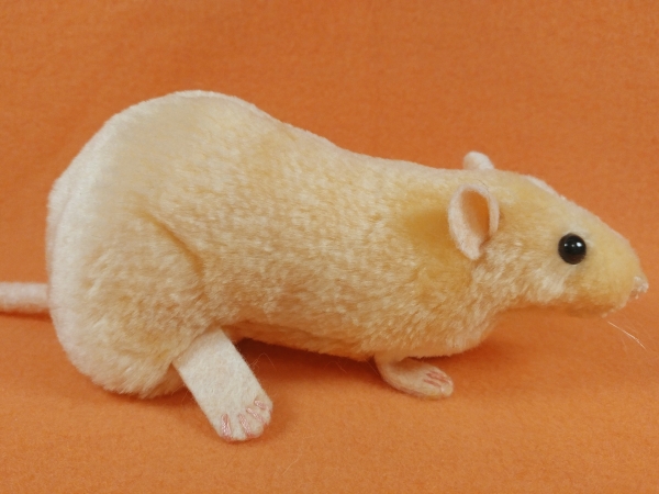 Peach Rat Plushie