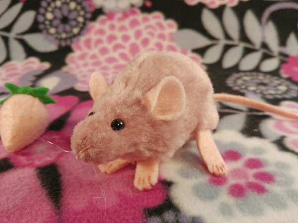 Pink Mouse Plushie