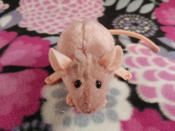 Pink Mouse Plushie