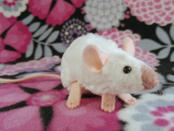 Pink Siamese Mouse Plushie