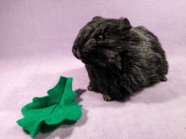 Big Black Dutch Guinea Pig Plushie