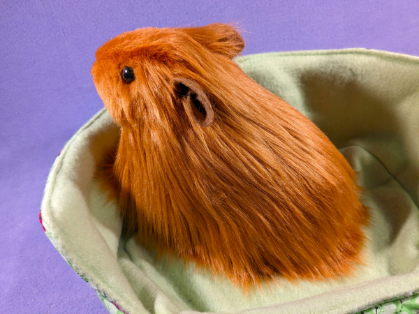 Big Ginger Longhaired Guinea Pig Plushie