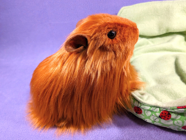 Big Ginger Longhaired Guinea Pig Plushie