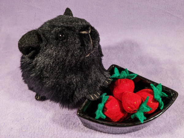 Little Black Guinea Pig Plushie