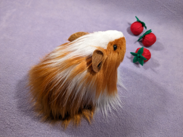 Little Ginger Dutch Longhaired Guinea Pig Plushie