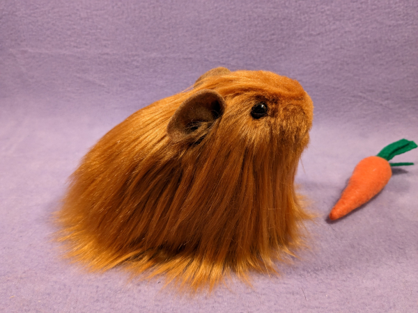 Little Ginger Longhaired Guinea Pig Plushie
