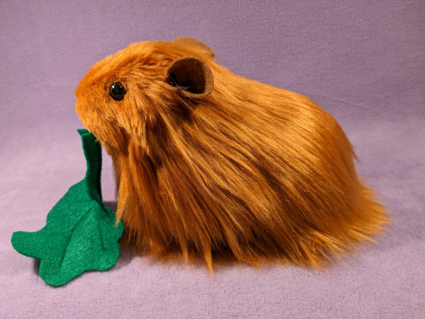 Big Ginger Longhaired Guinea Pig Plushie