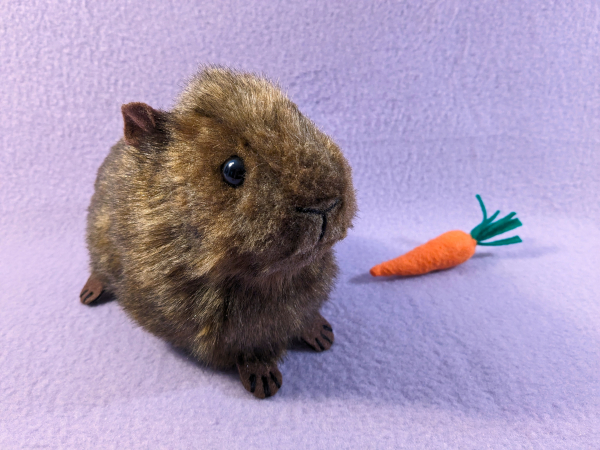 Big Agouti Brown Guinea Pig Plushie