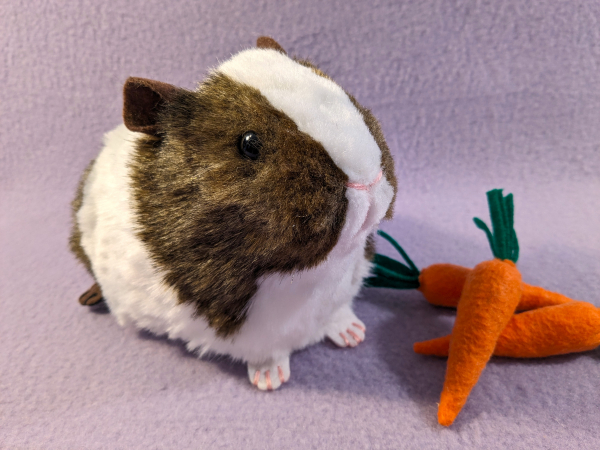 Big Agouti Brown Dutch Guinea Pig Plushie