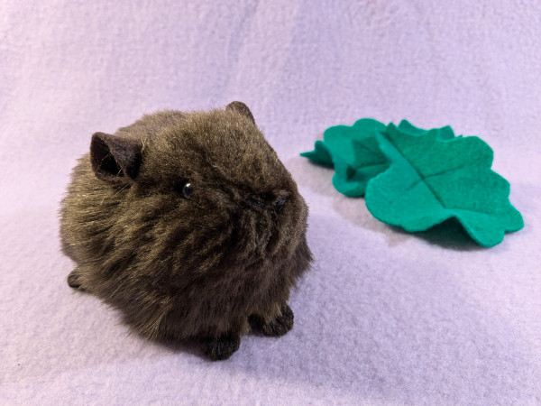 Little Dark Brown Guinea Pig Plushie