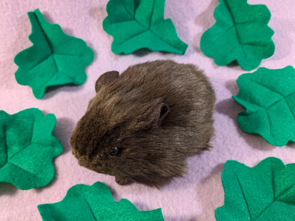 Little Dark Brown Guinea Pig Plushie