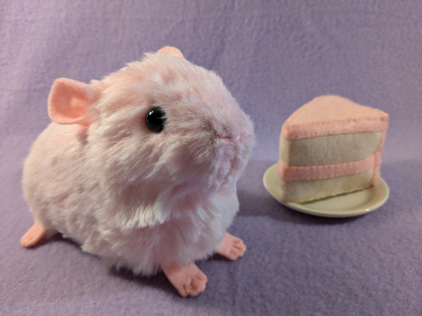 Big Pink Guinea Pig Plushie