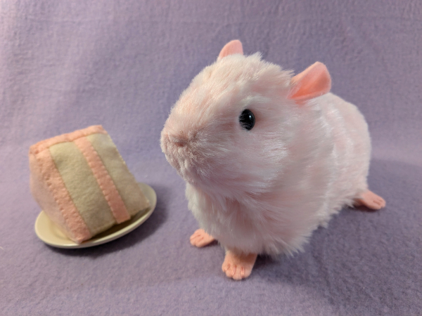 Big Pink Guinea Pig Plushie