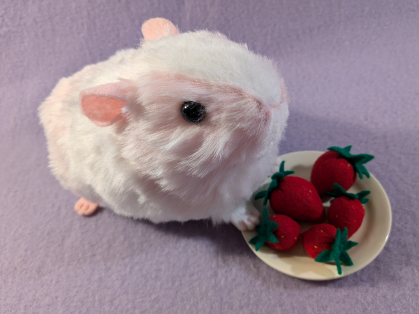 Big Pink Dutch Guinea Pig Plushie