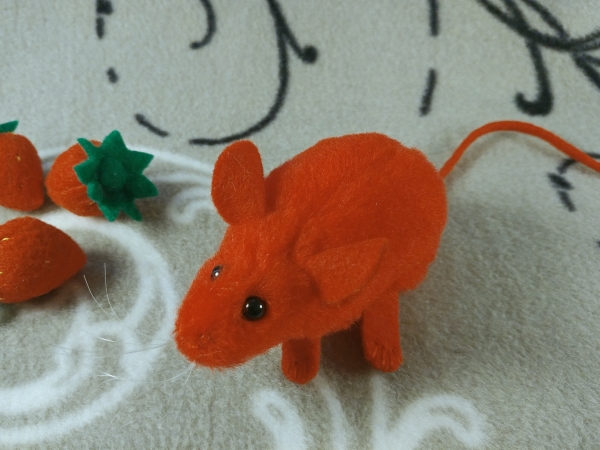 Red Mouse Plushie